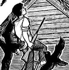 Detail from Banteng illustration for Nadi Insan